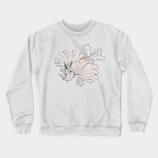 Lion Fish Watercolor Crewneck Sweatshirt